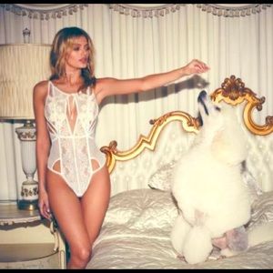 SKIVVIES by FL&L Bordeaux Lace Bodysuit 🤍